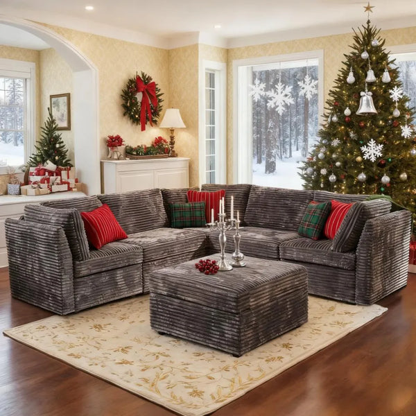 Oversized Modular Cloud Sofa Deep Seat Upholstered Sleeper